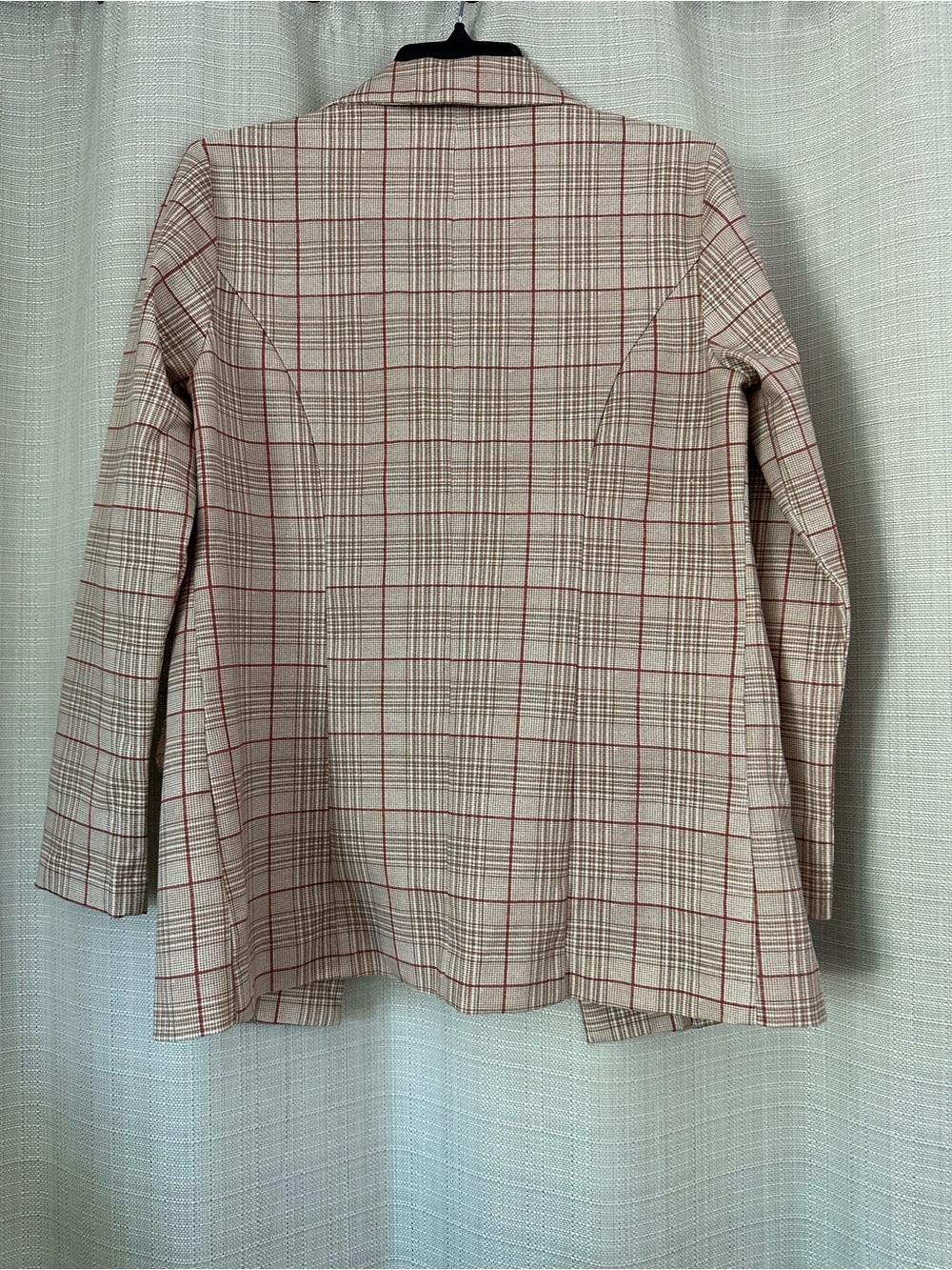 Liverpool Los Angeles light Pink Plaid Blazer Jacket with stretch XS - Picture 2 of 16